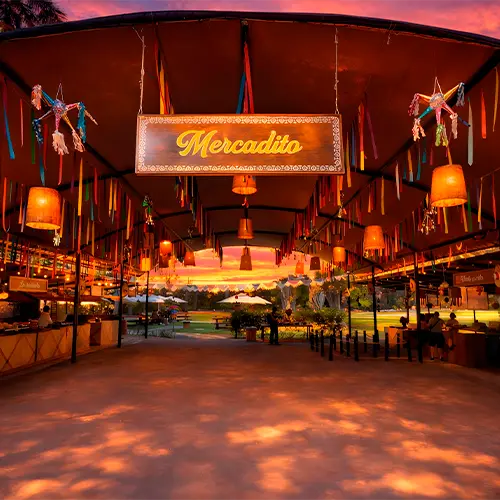 Mercadito - comida en las estacas