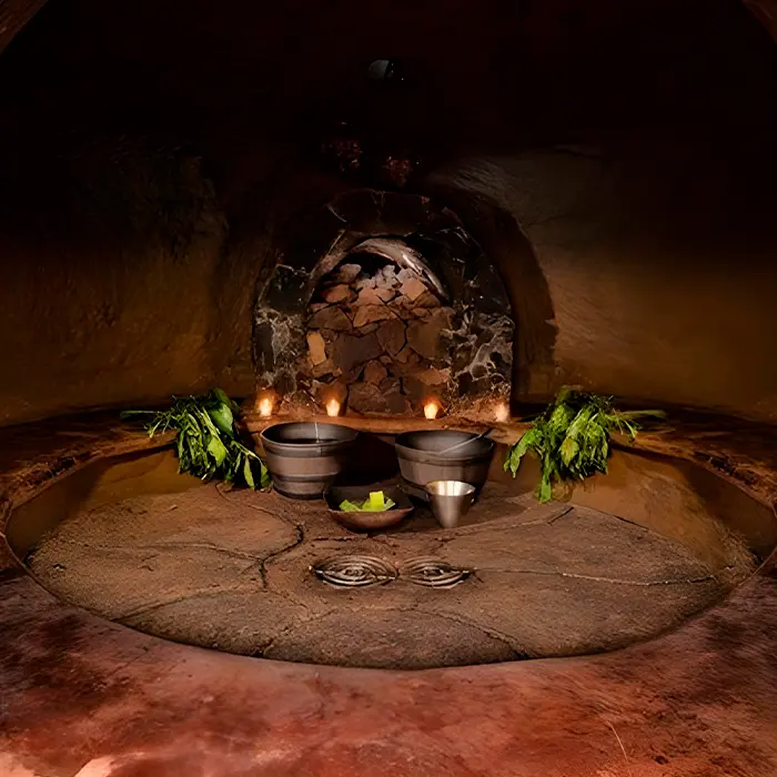Temazcal en las estacas