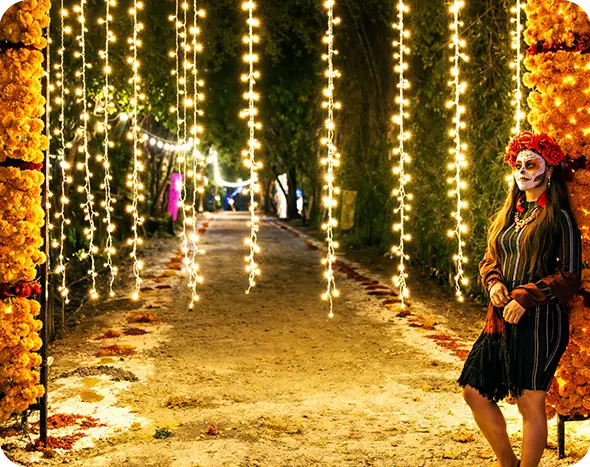 Día de muertos en las estacas